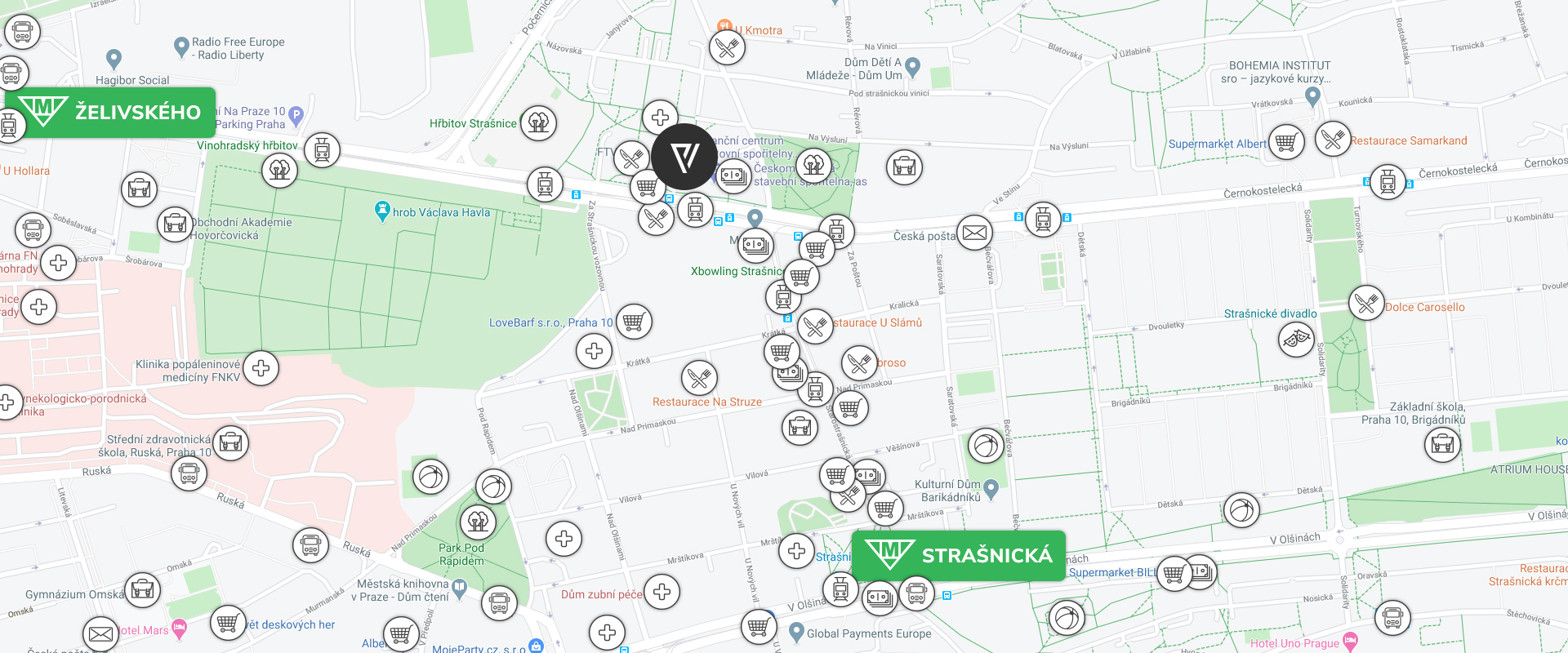 Dostupnost a vybavenost